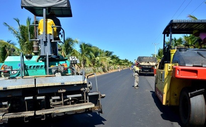 DER inicia restauração de rodovias na região Sul do Estado