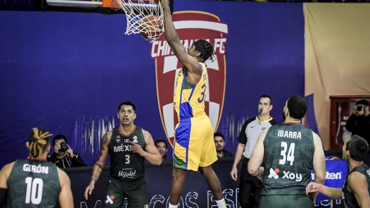 Brasil vence México fora e fica perto da vaga na Copa do Mundo de basquete
