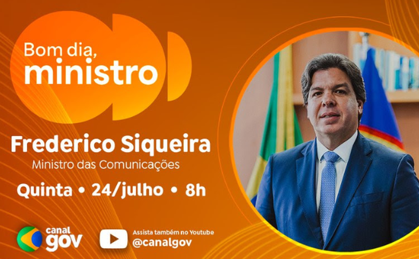 Frederico Siqueira apresenta programas de inclusão digital no Bom Dia, Ministro