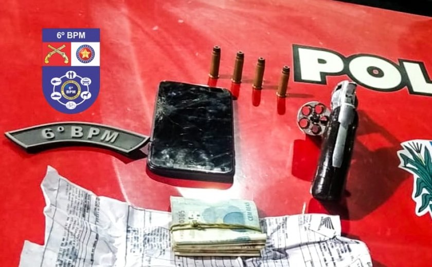 Armas e drogas são apreendidas durante ações distintas no Agreste, Litoral Norte e Zona da Mata Alagoana