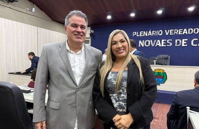 Samyr Malta homenageia Sheyla Rocha em sessão solene na Câmara