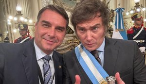 Flávio e Milei participarão de evento conservador organizado pela Fundação Aliados de Israel