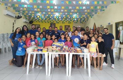 Colaboradores da Conasa Águas do Sertão arrecadam mais de meia tonelada de alimentos na campanha Junho Solidário