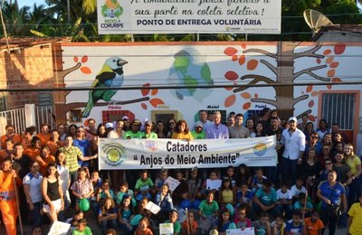 Coruripe: ponto de entrega de coleta seletiva é inaugurado no bairro Vassouras