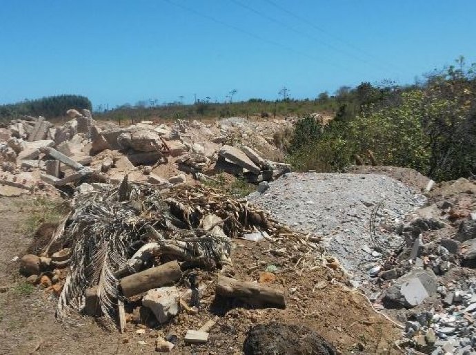 IMA notifica Prefeitura de Maceió por descarte irregular de material de construção