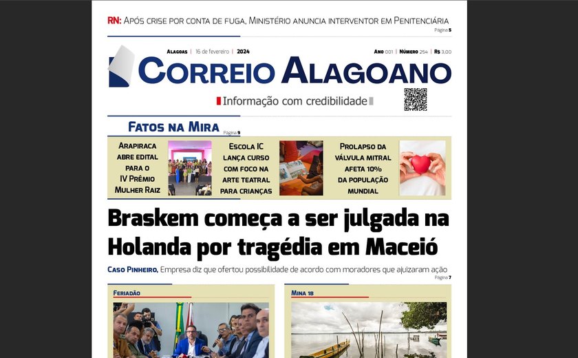 Braskem começa a ser julgada na Holanda por tragédia em Maceió