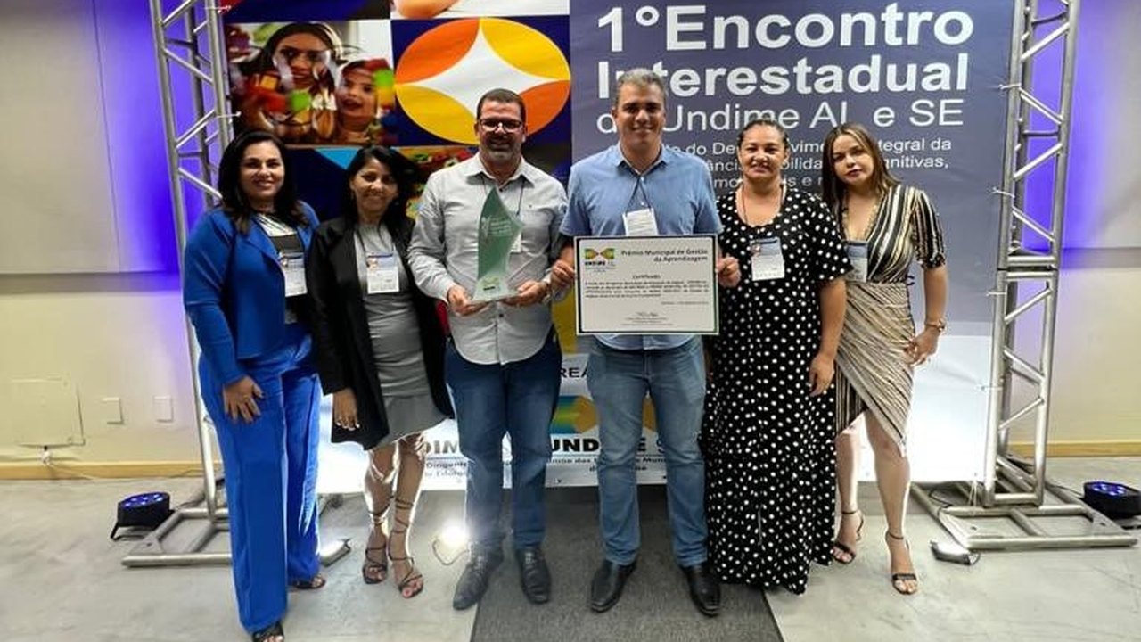 São Brás ganha prêmio por excelência na gestão da Educação