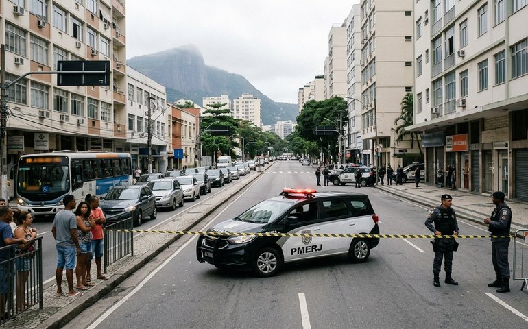 São Clemente é fechada pela PM durante ocorrência policial em Botafogo
