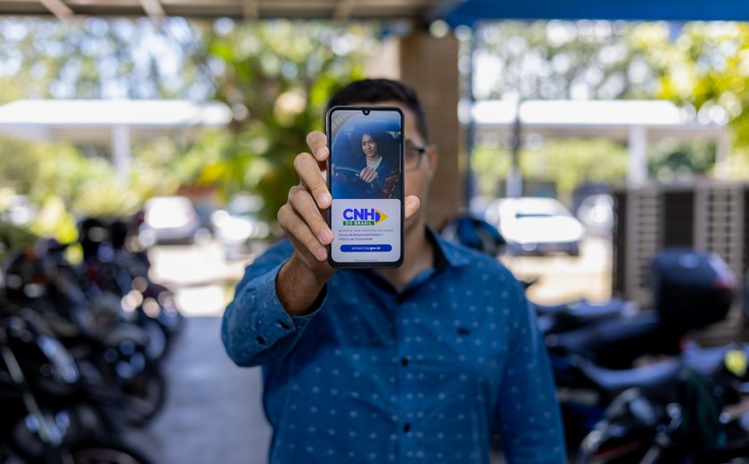 Detran Alagoas orienta passo a passo para obtenção da 1ª CNH pelo app e site do órgão