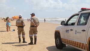 Fiscalização na praia / Foto: Foto: Marcelle Cristinne