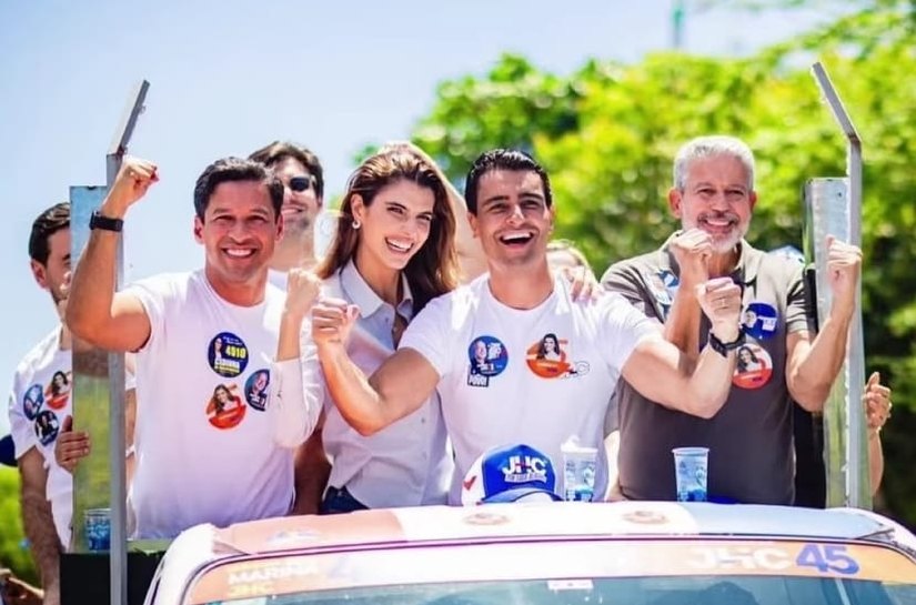 Arthur Lira lidera, com JHC e Marina, carreata “gigante e diferenciada” pelos bairros das orlas