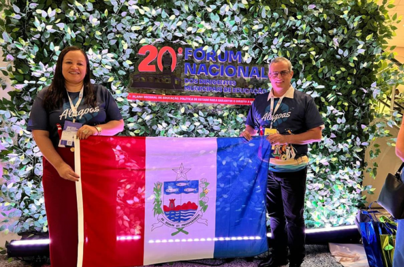 Secretários de Educação de Campo Alegre participam do 20° Fórum Nacional da Undime em Salvador