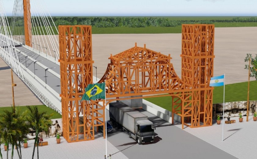 Nova ponte vai ligar cidades irmãs entre Brasil e Argentina ﻿
