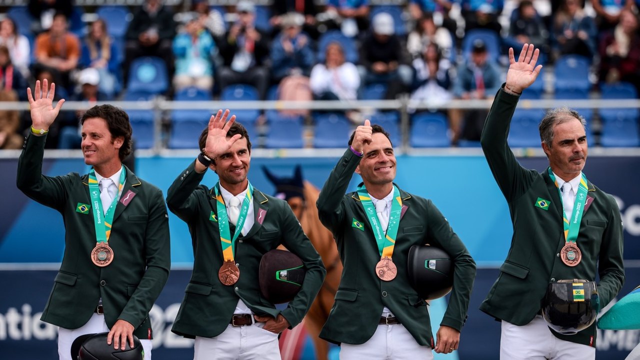 Pan: equipe brasileira garante medalha de bronze nos saltos do hipismo