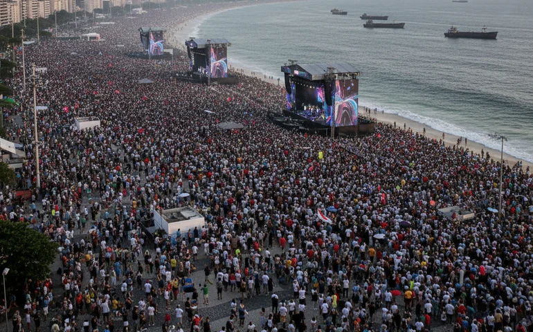 Réveillon 2026: Copacabana espera 2,5 milhões de pessoas na maior celebração do mundo