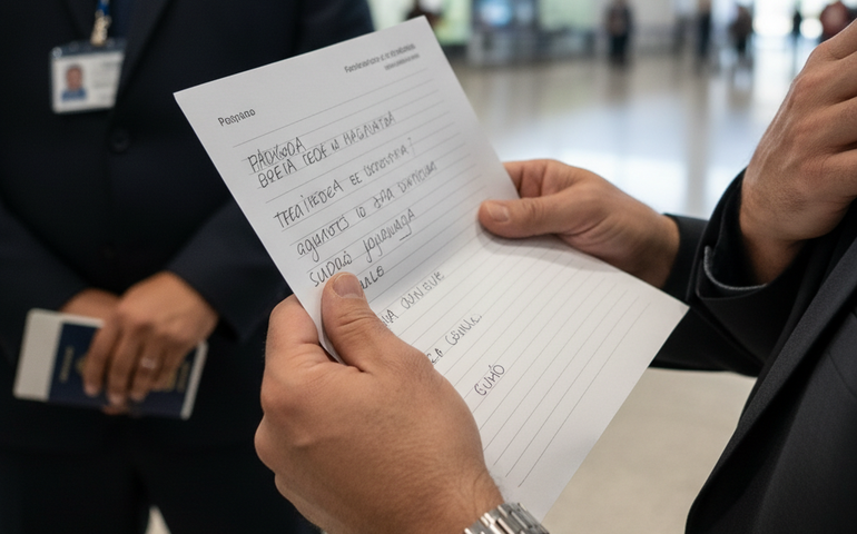 Silvinei Vasques portava carta em espanhol ao ser preso, alegando câncer e incapacidade de comunicação