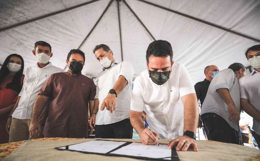 Renan Filho autoriza obras do Minha Cidade Linda em Olho d’Água das Flores e Olivença