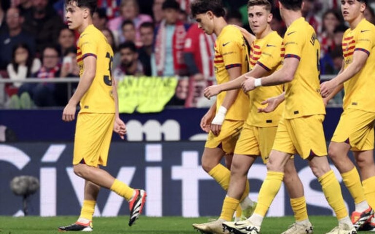Barcelona vence Atlético de Madrid por 3 a 0 e assume a vice-liderança do Espanhol