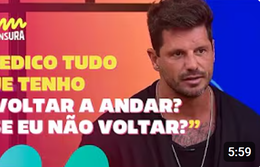 Sem Censura | Fernando Fernandes abre sobre como lidou com a vida após acidente