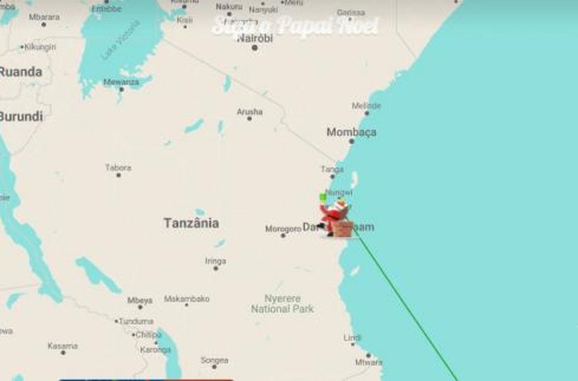 Siga o Papai Noel: site do Google tem mapa da viagem e games
