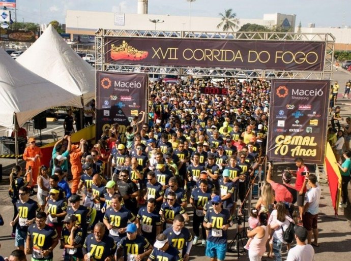 Bombeiros promove Corrida do Fogo no domingo; entrega de kits começa sexta