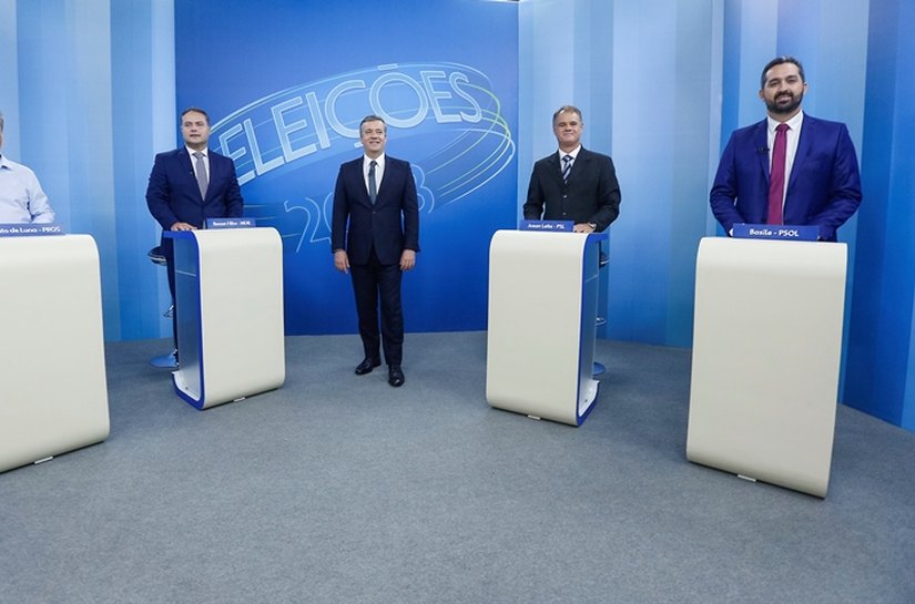 Renan Filho apresenta proposta para mais avanços na educação, saúde e segurança em debate na TV Gazeta