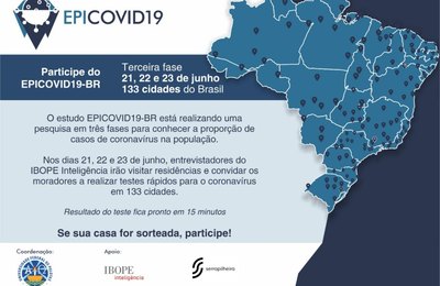 Pesquisa de testagem da população chega à 3ª fase neste domingo em Maceió