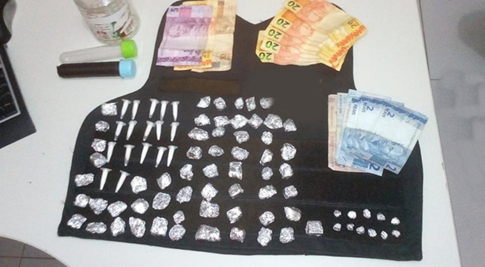 APREENSÃO DE DROGAS SANTO AMARO / Foto: SSP/SE