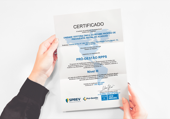 Alagoas é o 1º estado do país a obter nível mais avançado de certificação nacional no pró-gestão
