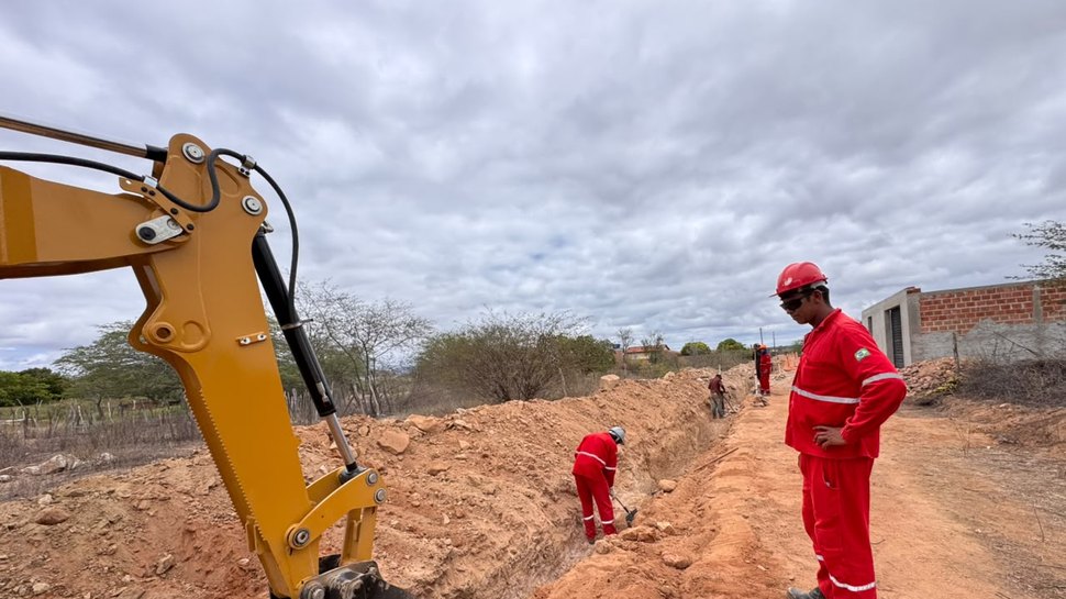 Obras de saneamento básico no povoado São José avançam em ritmo acelerado em Delmiro Gouveia