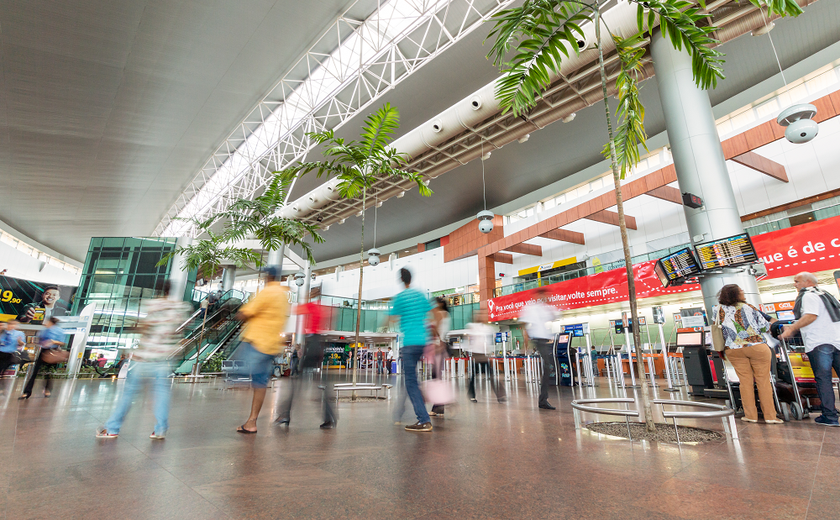 Fluxo de passageiros no Aeroporto Zumbi dos Palmares aumenta 292% no mês de agosto