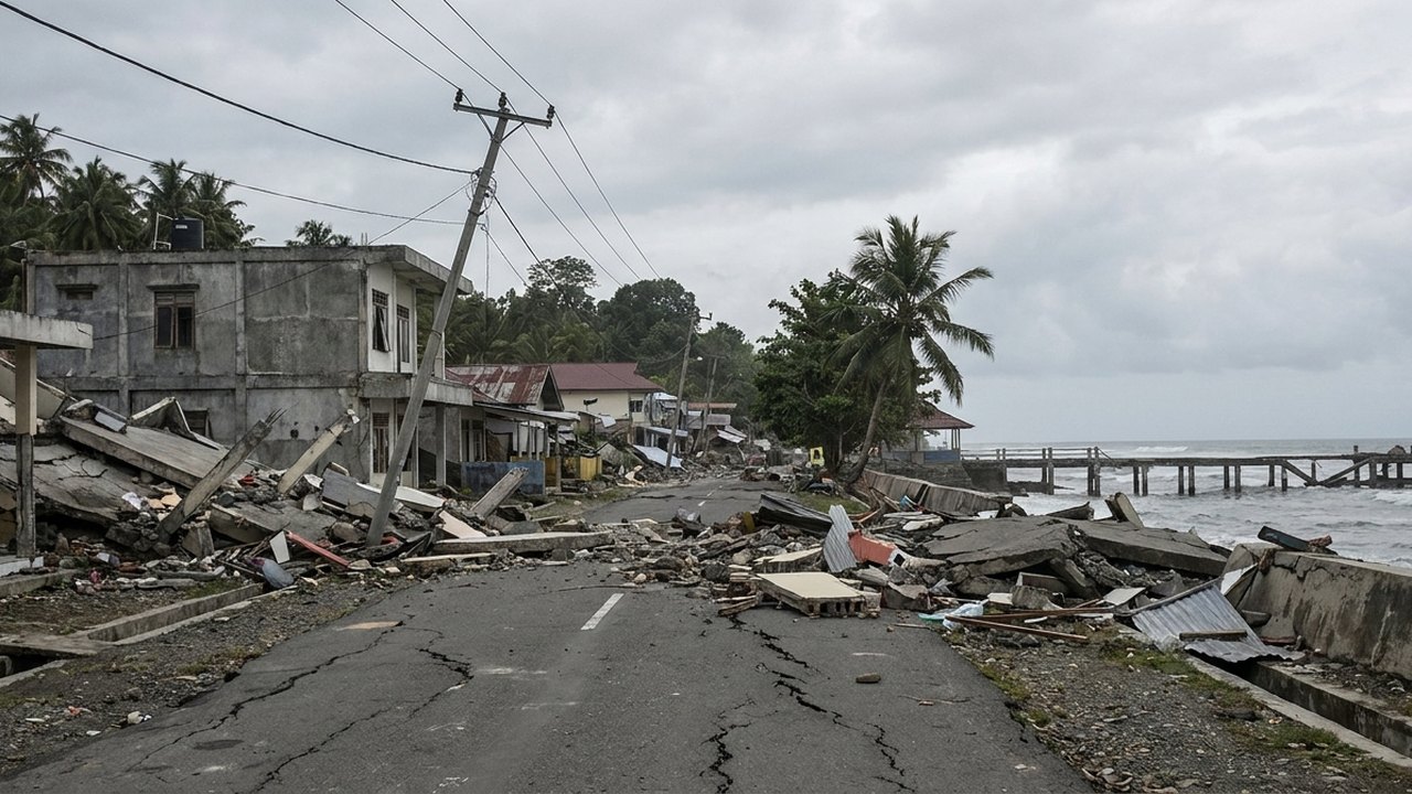 Terremoto de magnitude 7,7 deixa danos e provoca sequência de réplicas na Indonésia
