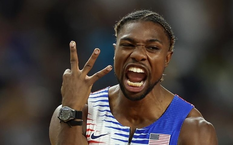 Título da NBA é mundial? Velocista americano ironiza e cria polêmica com jogadores: 'Estados Unidos não são o mundo'