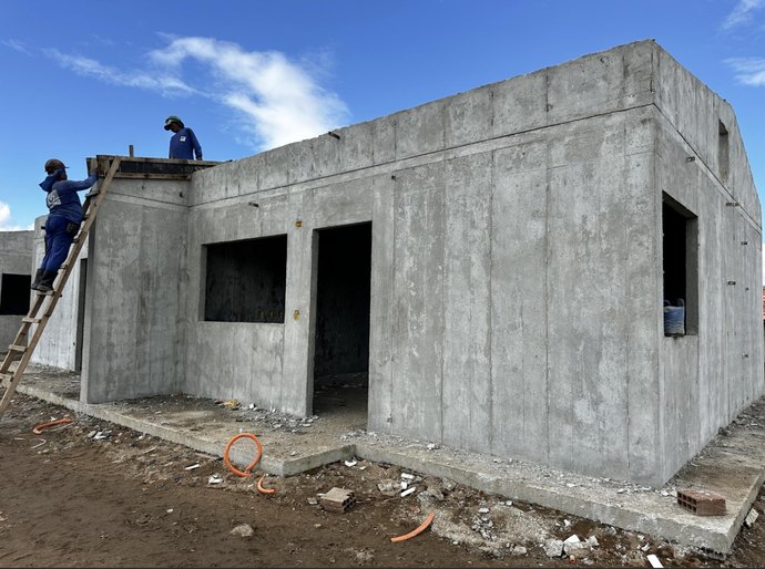 Minha Casa, Minha Vida: obra do Residencial Prefeito Gileno avança em Palmeira dos Índios