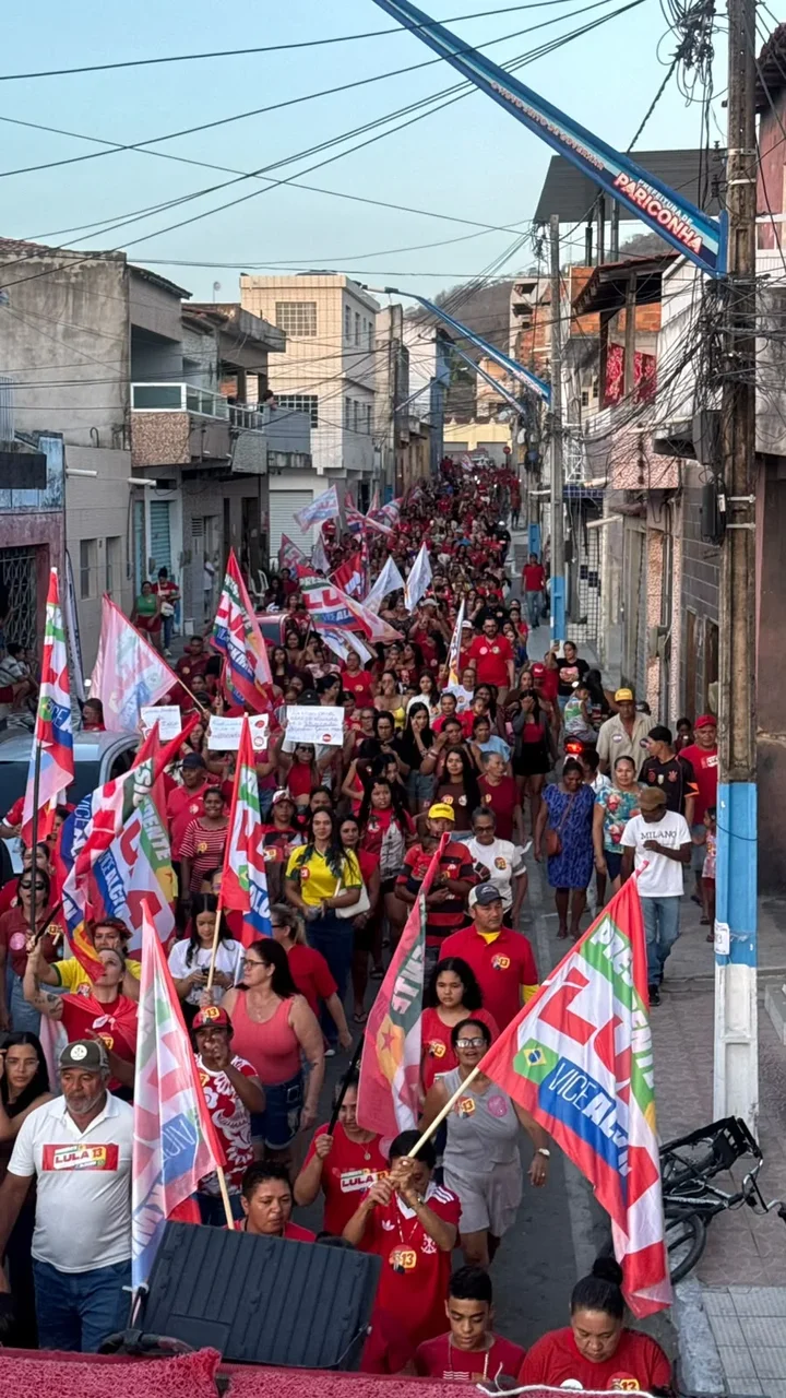 Pariconha, terra de resistência, dá 90,78% dos votos válidos a Lula