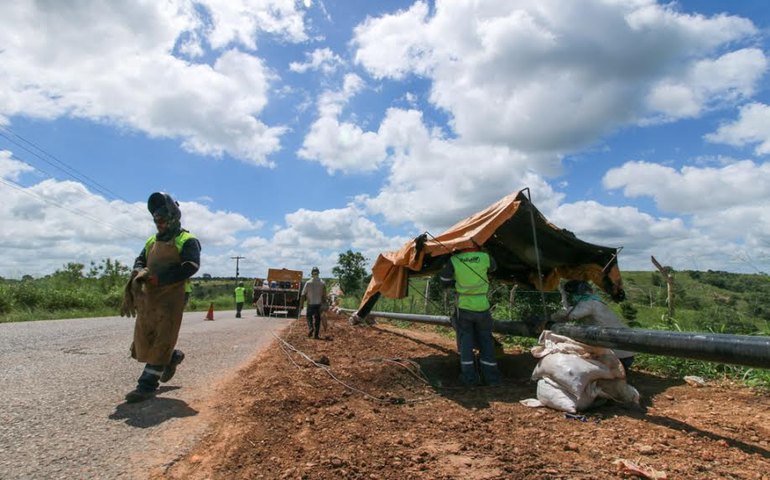 Conclusão do gasoduto Penedo-Arapiraca está prevista para o fim de 2017