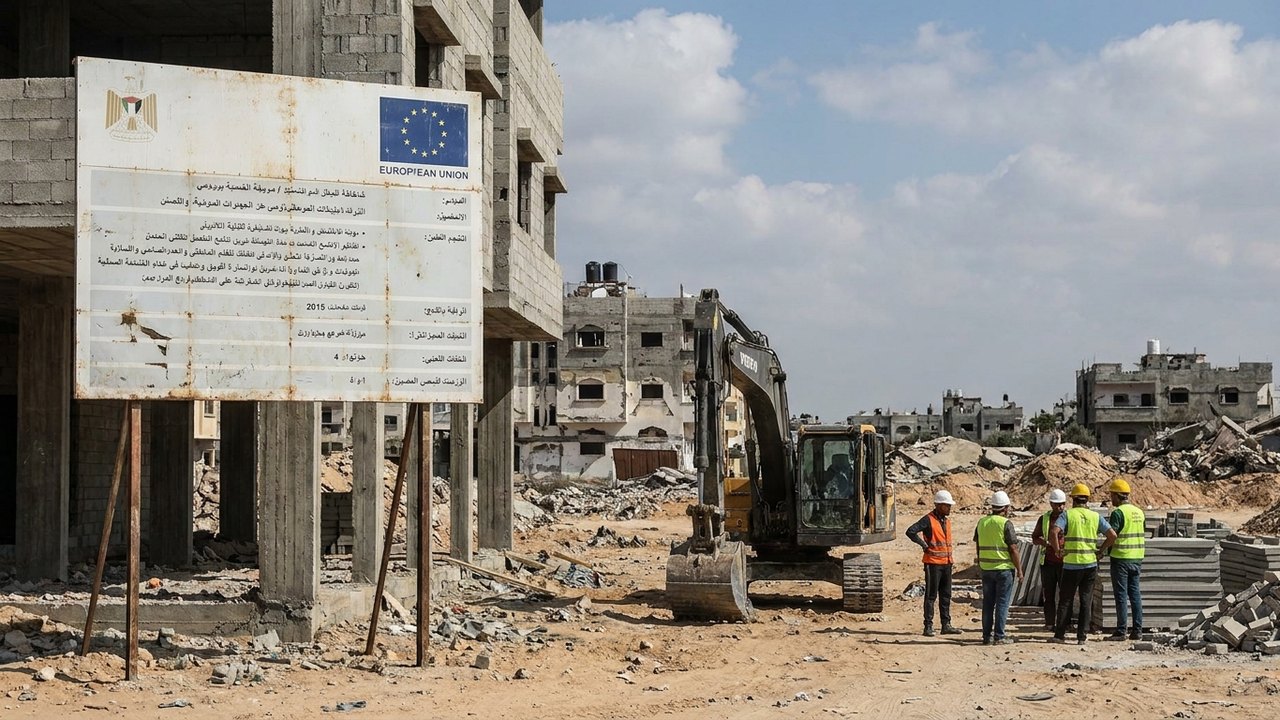 UE diz que apenas 1 bilhão de euros foi arrecadado para reconstruir Gaza