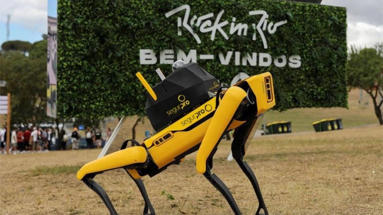 Rock in Rio 2022 terá cão-robô para ajudar na segurança do festival