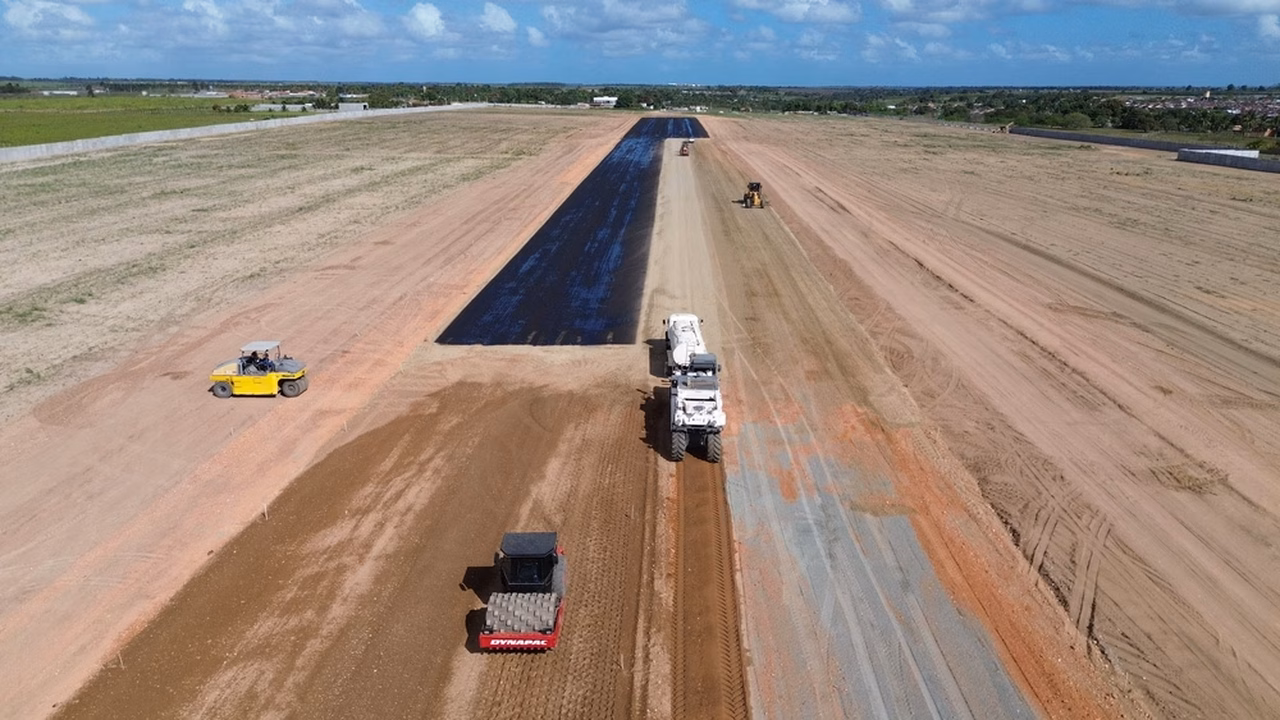 Obras de recuperação e ampliação do aeroporto de Penedo avançam