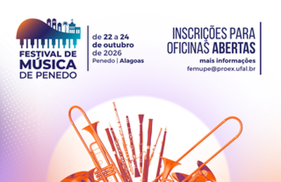Estão abertas as inscrições para oficinas e workshops do Festival de Música de Penedo