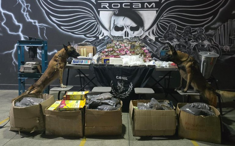 PM apreende mais de 50 quilos de drogas em ação no bairro Planalto, em Arapiraca