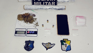 drogas militares / Foto: Reprodução: Foto PM