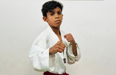 Atleta do Ronda Mirim Corações da Paz é vice-campeão da Copa do Brasil de Taekwondo no Rio Grande do Sul