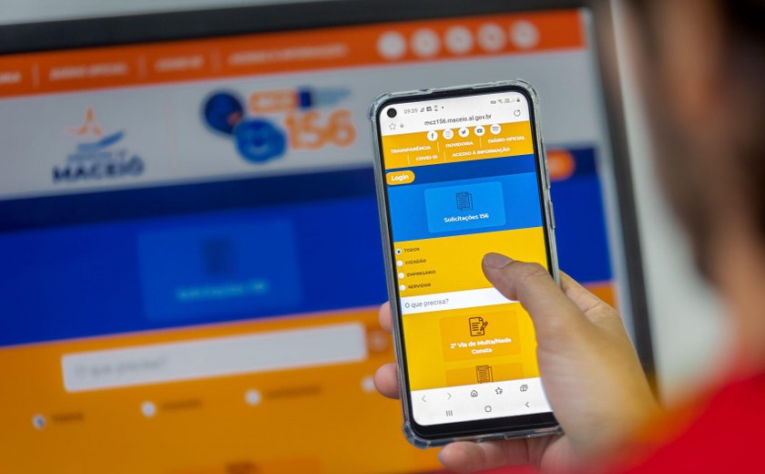 Cidadãos de Maceió podem acessar serviços da Prefeitura sem sair de casa