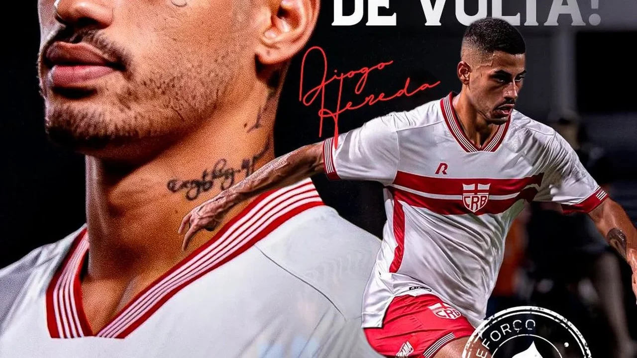 CRB anuncia retorno de Hereda como primeiro reforço para a temporada 2026