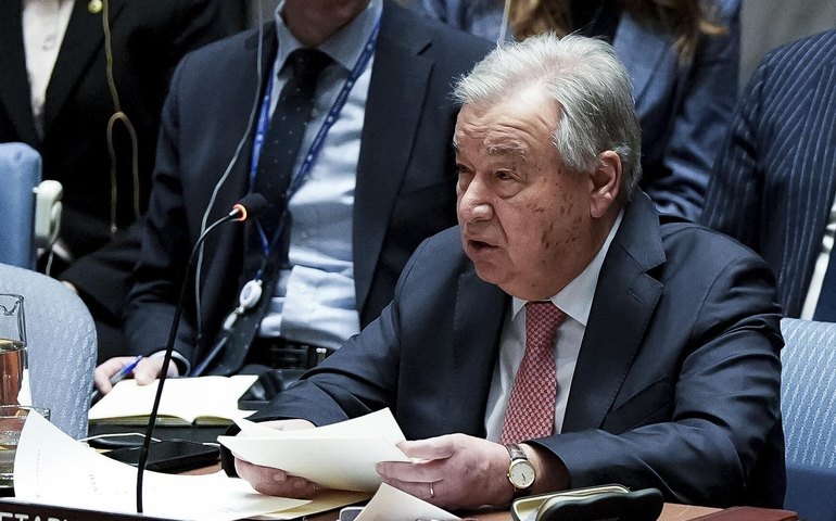 Guterres cita memorando com Rússia como exemplo 'inspirador' e defende diálogo no Conselho da ONU