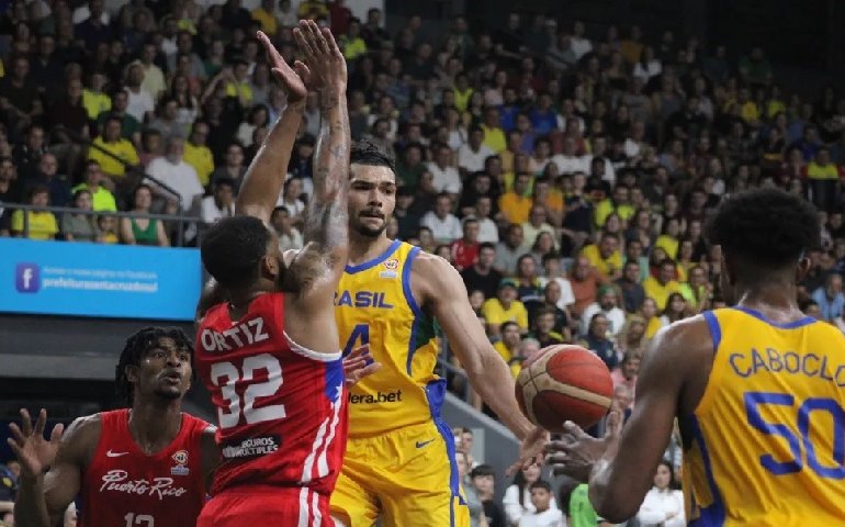 Brasil perde de Porto Rico e tem de bater EUA para ir à Copa do Mundo de basquete