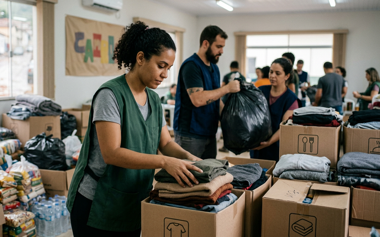 Liga do Bem recebe doações por Pix para vítimas das chuvas em MG