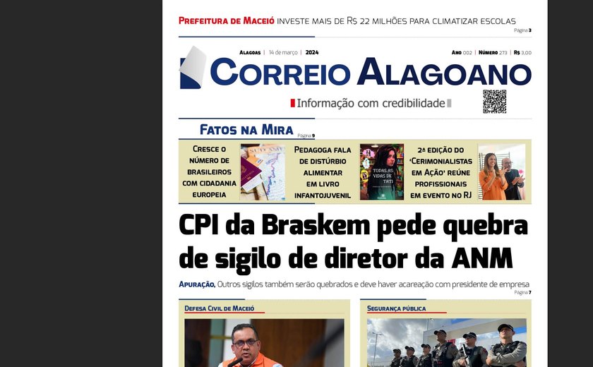 CPI da Braskem pede quebra de sigilo de diretor da ANM