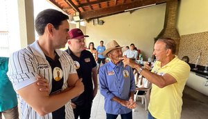 Kelmann e Cícero Cavalcante fizeram agenda conjunta pelo Agreste de Alagoas